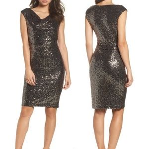 Eliza J Sequin Dress Plus Size